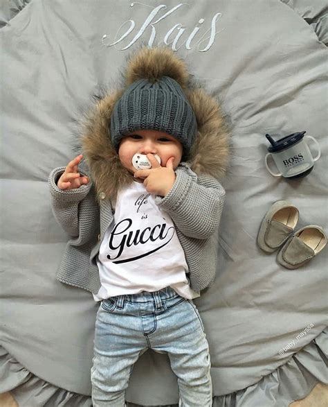 gucci bebe garcon|gucci baby clothes.